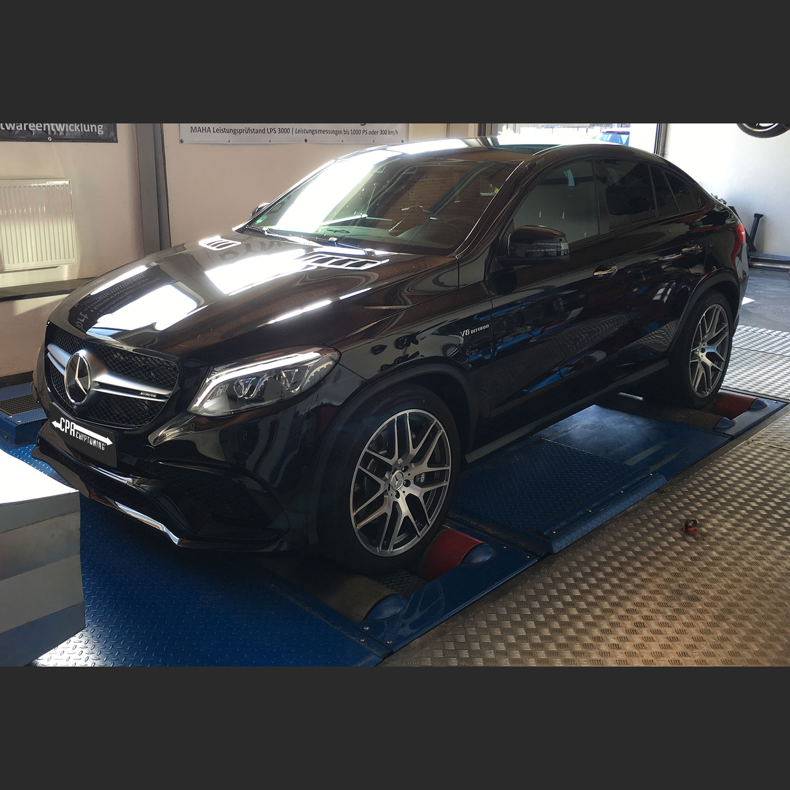 Batman would be jealous: GLE 63 4MATIC Coupe on the dyno