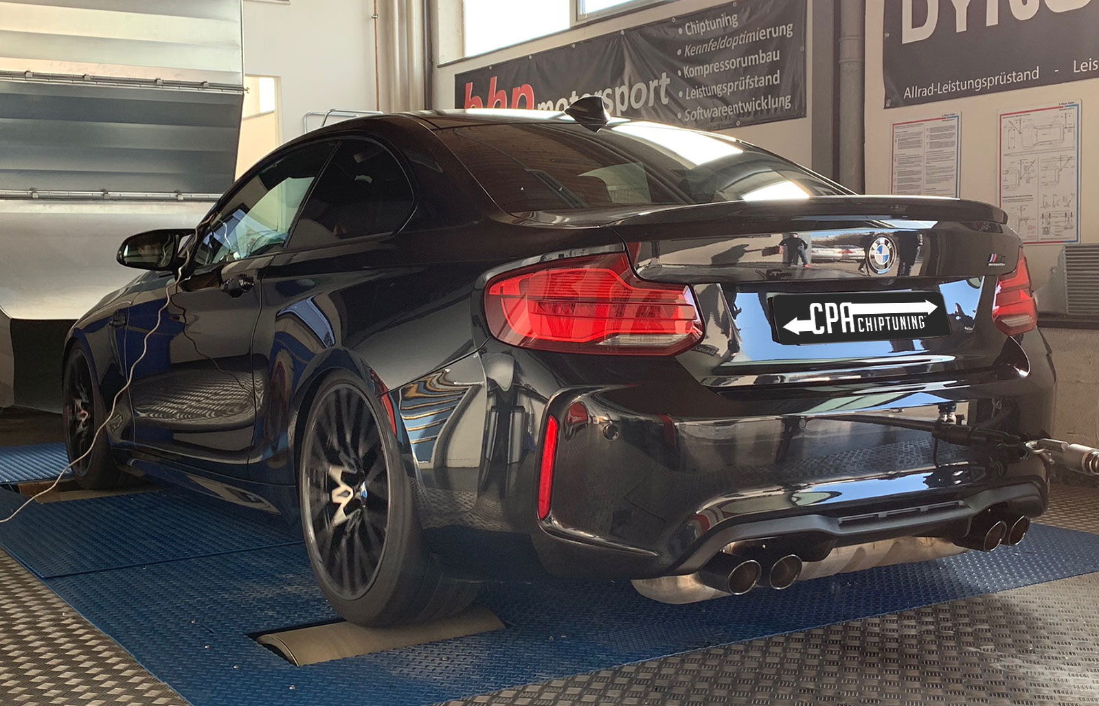 BMW M2 Competition on the dyno