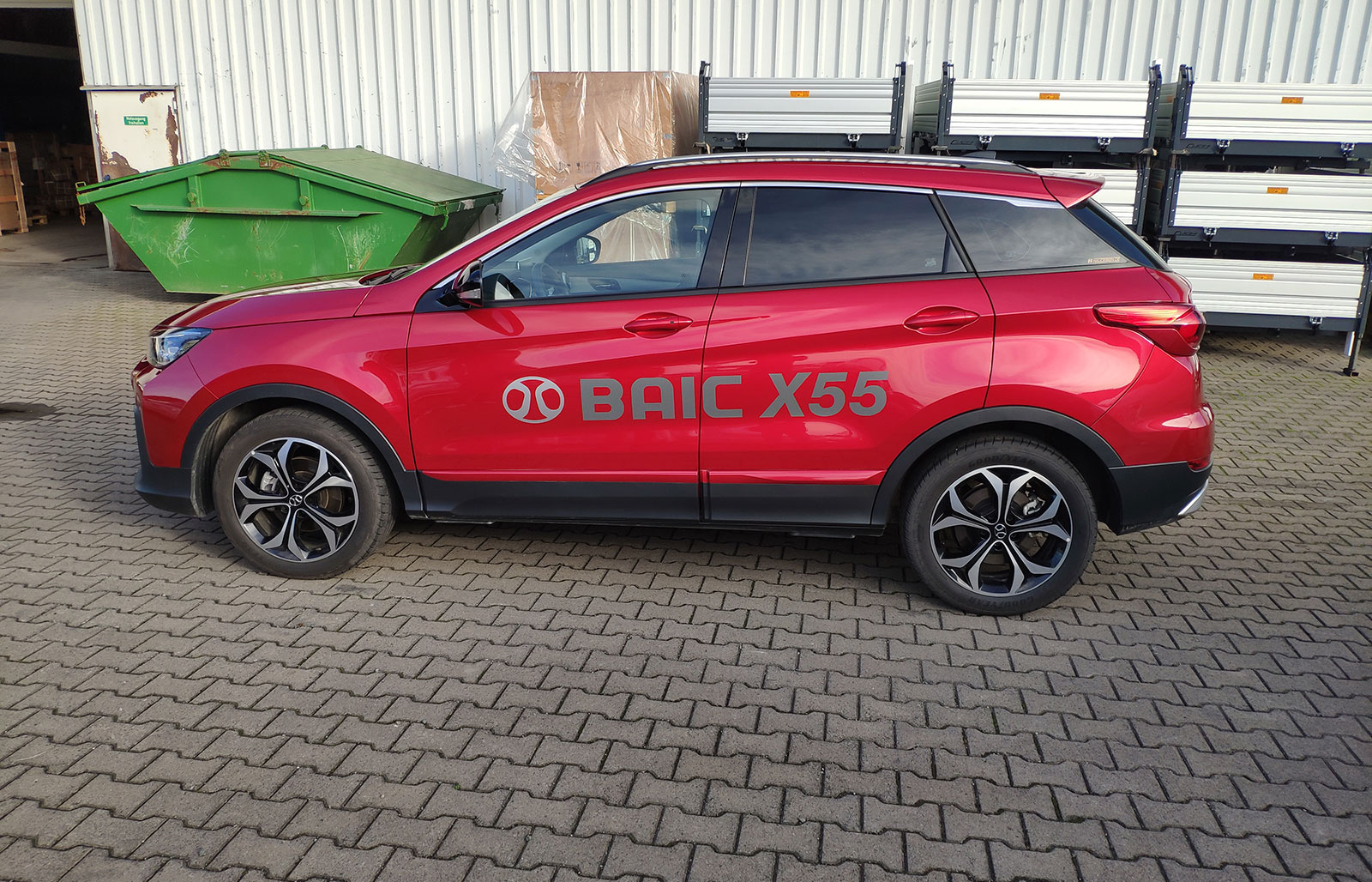 BAIC X55 AT 1.5T for test at CPA