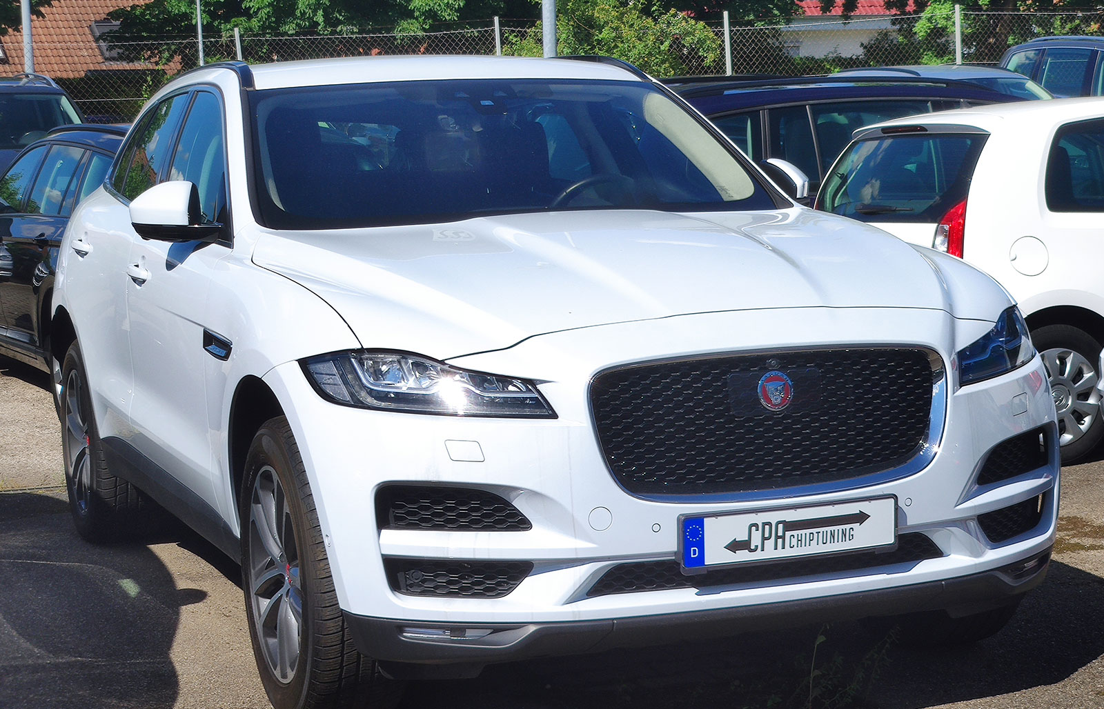 The Jaguar F-Pace at CPA test