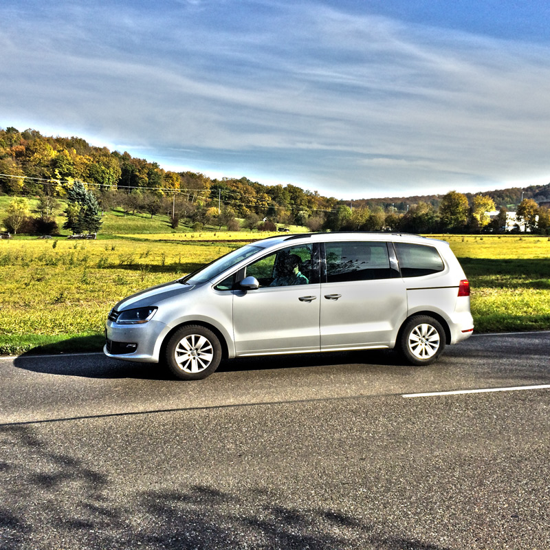 The VW Sharan 1,4 TSI in the test
