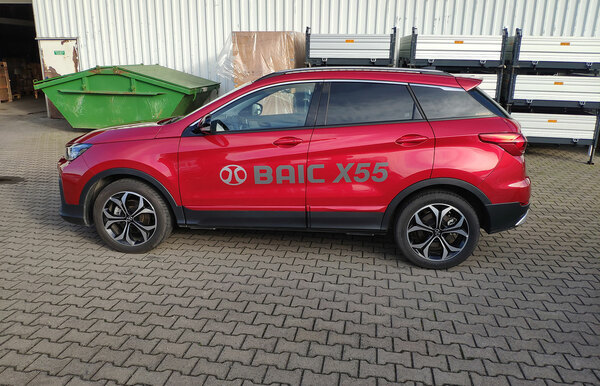 BAIC X55 AT 1.5T for test at CPA read more