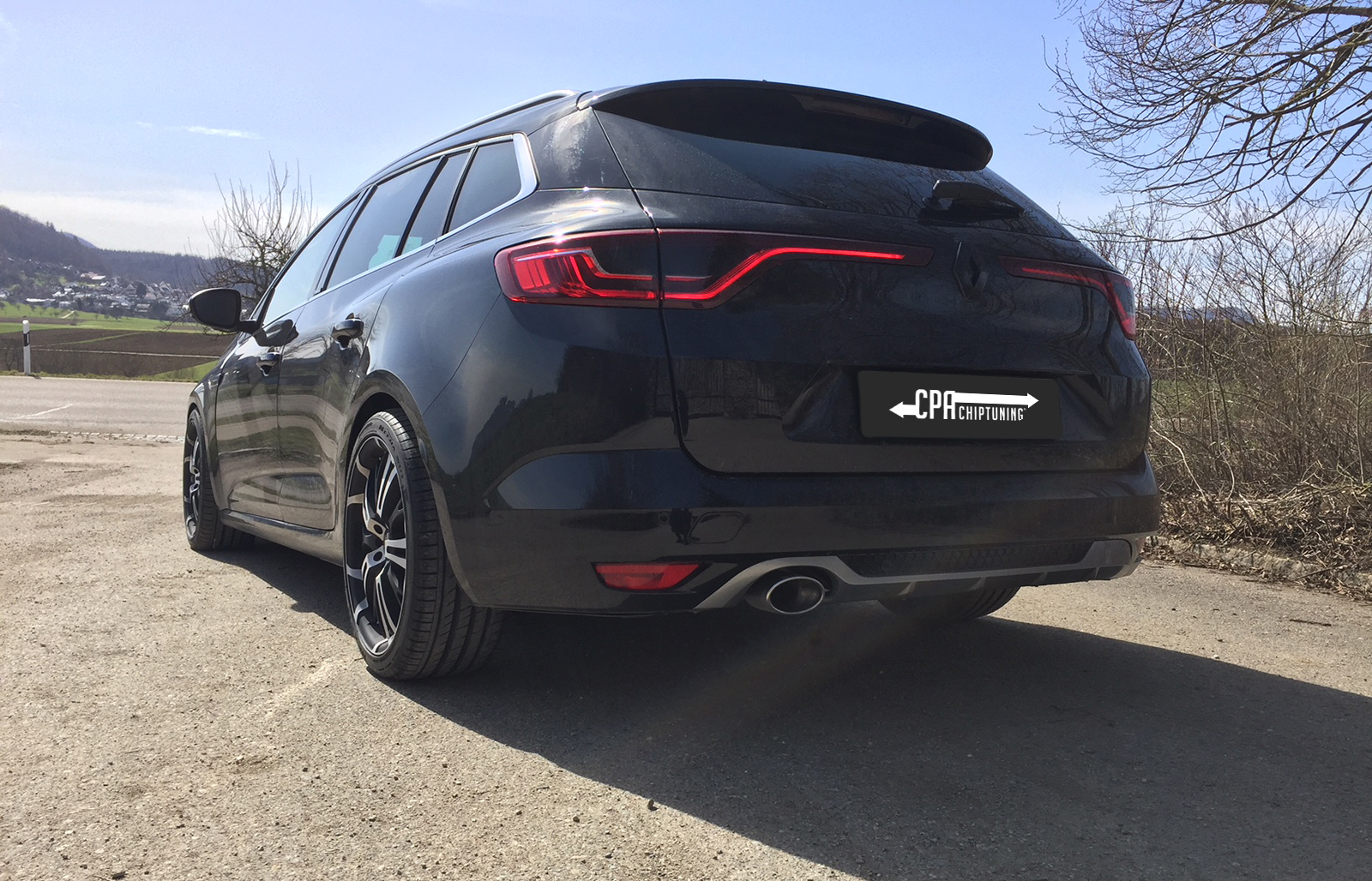 Renault Megane at the test