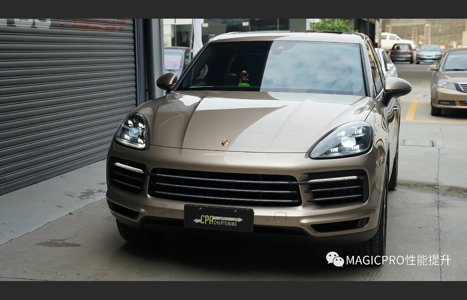 Porsche SUV with CPA chip tuning