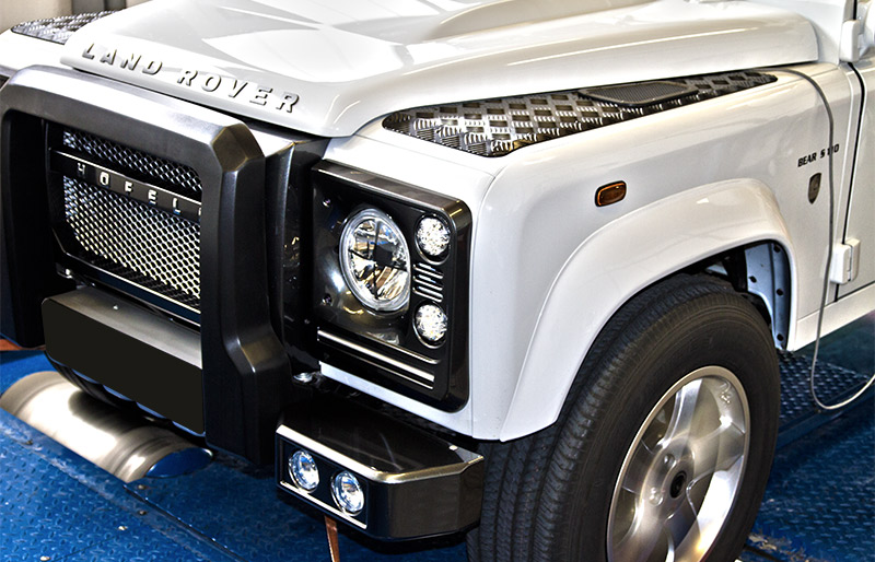 Chiptuning at the Land Rover Defender